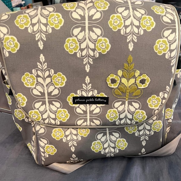 PETUNIA PICKEL BOTTOM DIAPER BAG & BACKPACK YELLOW - Picture 1 of 4